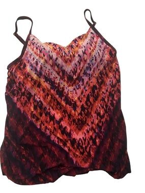 Women’s Aqua Green Tankini Top Size 22W